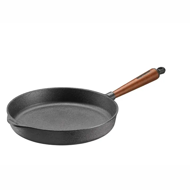 Nu Kopen Skeppshult Traditional Koekenpan High Edge Beukenhout Handgreep 28 cm